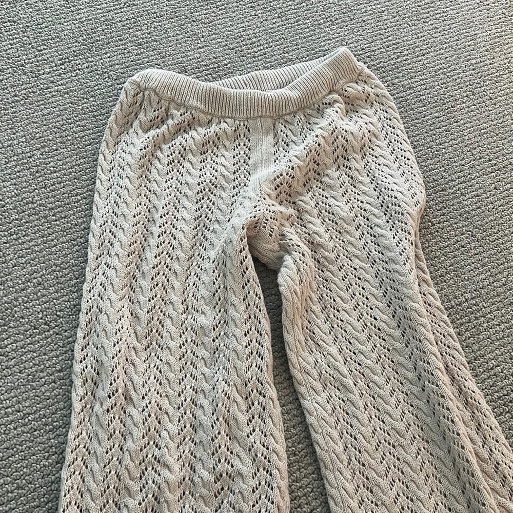 Knit beach pants